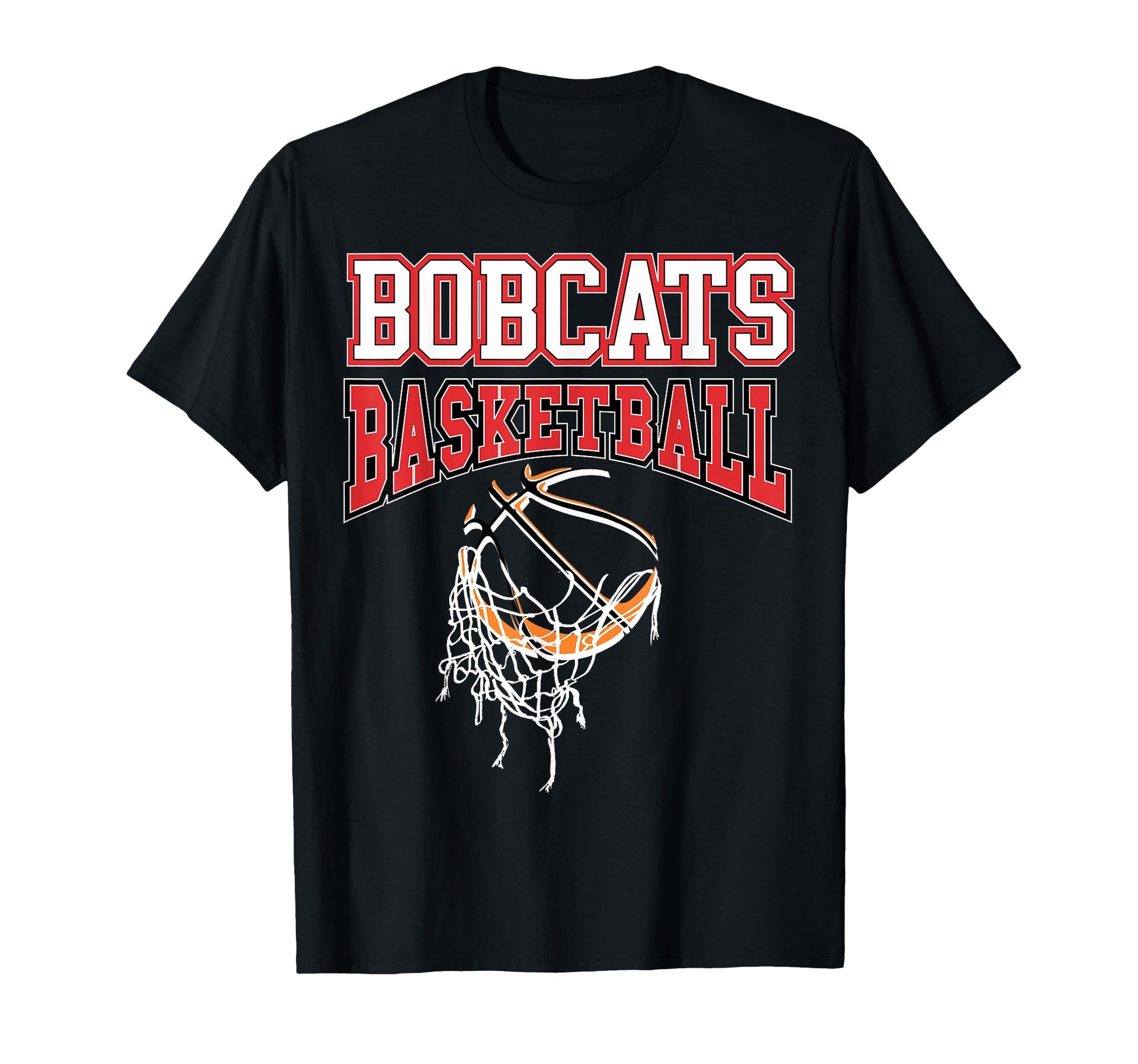 Red Bobcats Basketball Mom Game Day T-Shirt - Novelty Apparel for Adults - T-Shirt, Sweatshirt, Hoodie