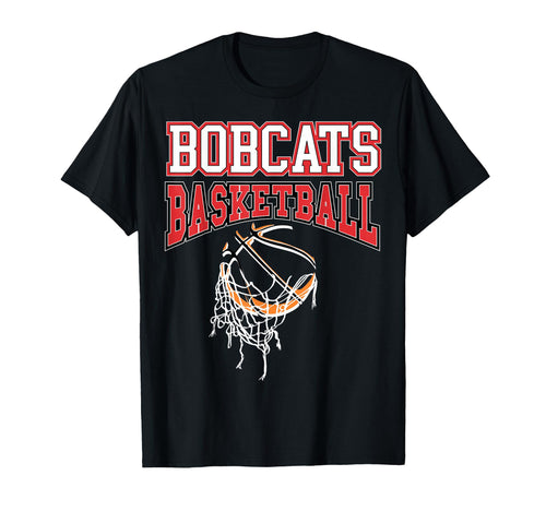 Red Bobcats Basketball Mom Game Day T-Shirt - Novelty Apparel for Adults - T-Shirt, Sweatshirt, Hoodie