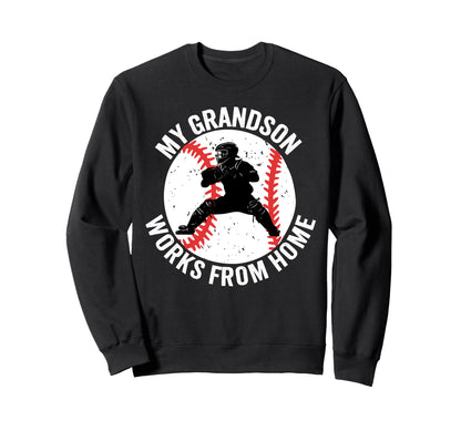 Baseball Catcher Grandpa Funny Baseball Sweatshirt - Unique Graphic Unisex - T-Shirt, Sweatshirt, Hoodie