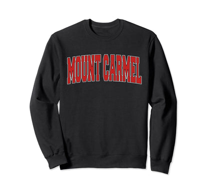 Mount Carmel Il Illinois Varsity Usa Sweatshirt - Graphic Print Unisex - T-Shirt, Sweatshirt, Hoodie