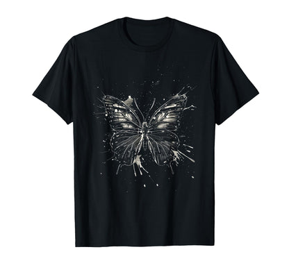 Broken Butterfly Y2K Goth Cyber Art T-Shirt - Minimalist Print Men Women - T-Shirt, Sweatshirt, Hoodie