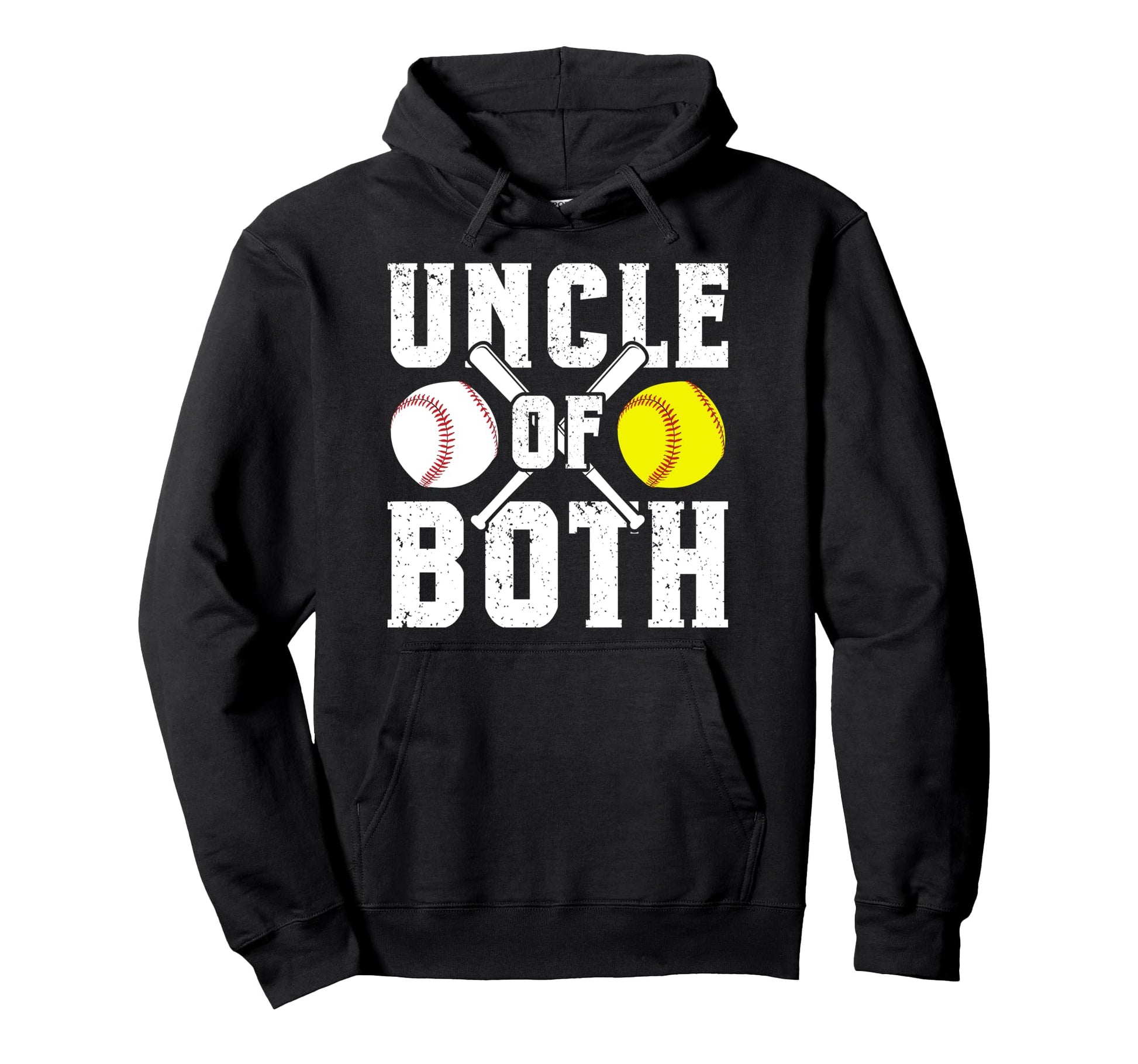 Uncle Both Baseball Softball Uncle Hoodie - Streetwear Style Men Women - T-Shirt, Sweatshirt, Hoodie