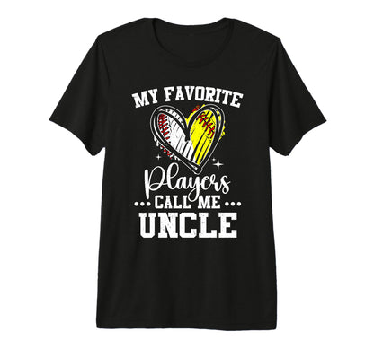 My Favorite Baseball Softball Players T-Shirt - Novelty Apparel Men Women - T-Shirt, Sweatshirt, Hoodie
