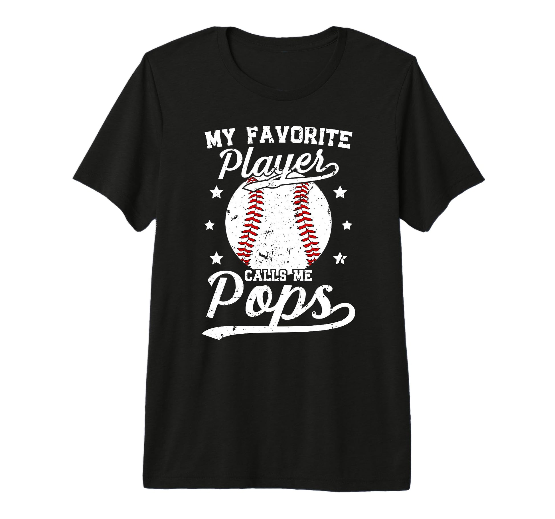 Mens My Favorite Baseball Player Pops T-Shirt - Unique Graphic for Adults - T-Shirt, Sweatshirt, Hoodie