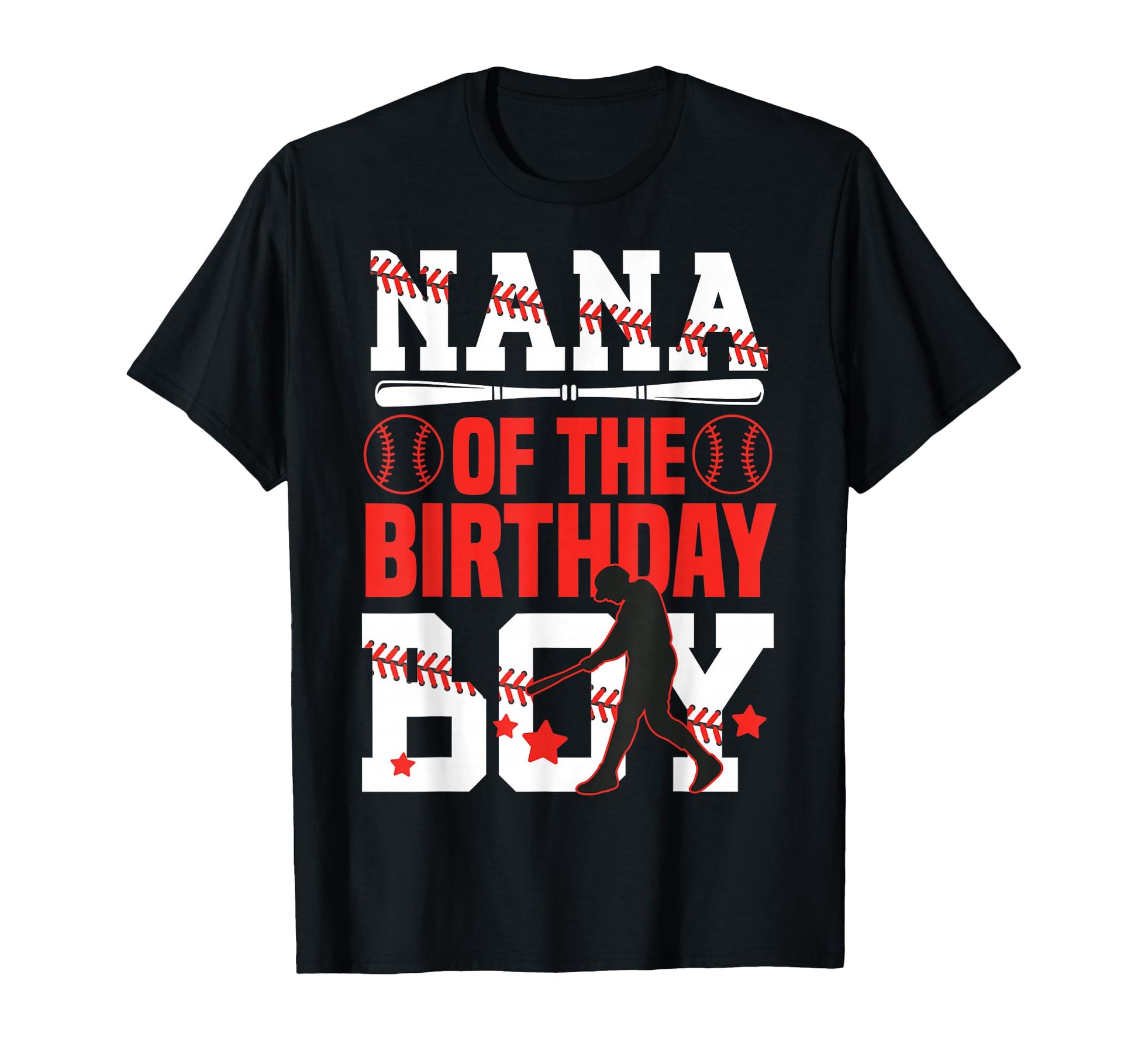 Nana Birthday Baseball Bat Ball T-Shirt - Custom Art Print for Adults - T-Shirt, Sweatshirt, Hoodie