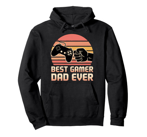 Best Gamer Dad Ever Video Game Player Hoodie - Aesthetic Graphic for Adults - T-Shirt, Sweatshirt, Hoodie
