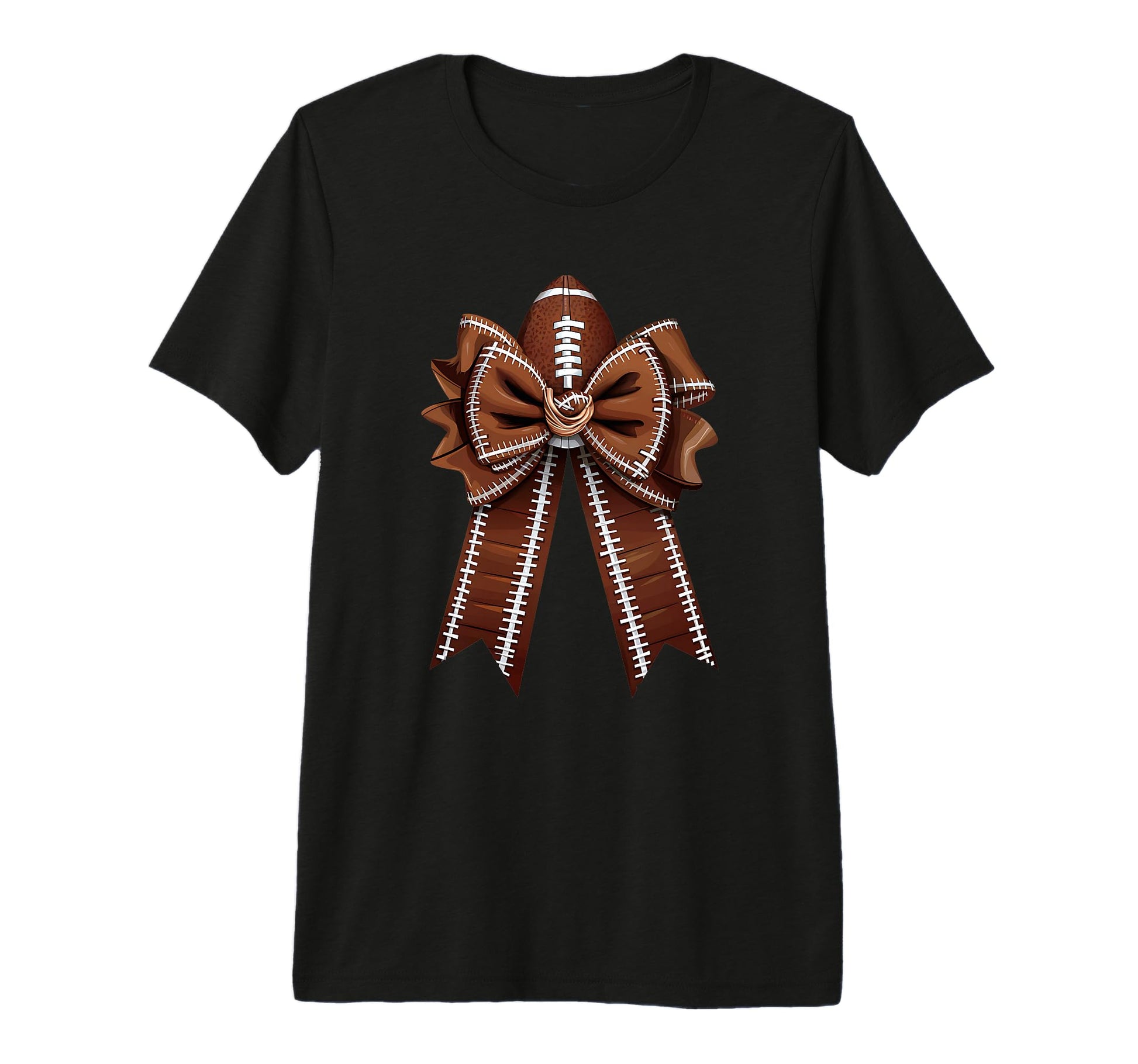 Womens Moms Coquette Bow Football Lover T-Shirt - Trendy Graphic Unisex - T-Shirt, Sweatshirt, Hoodie
