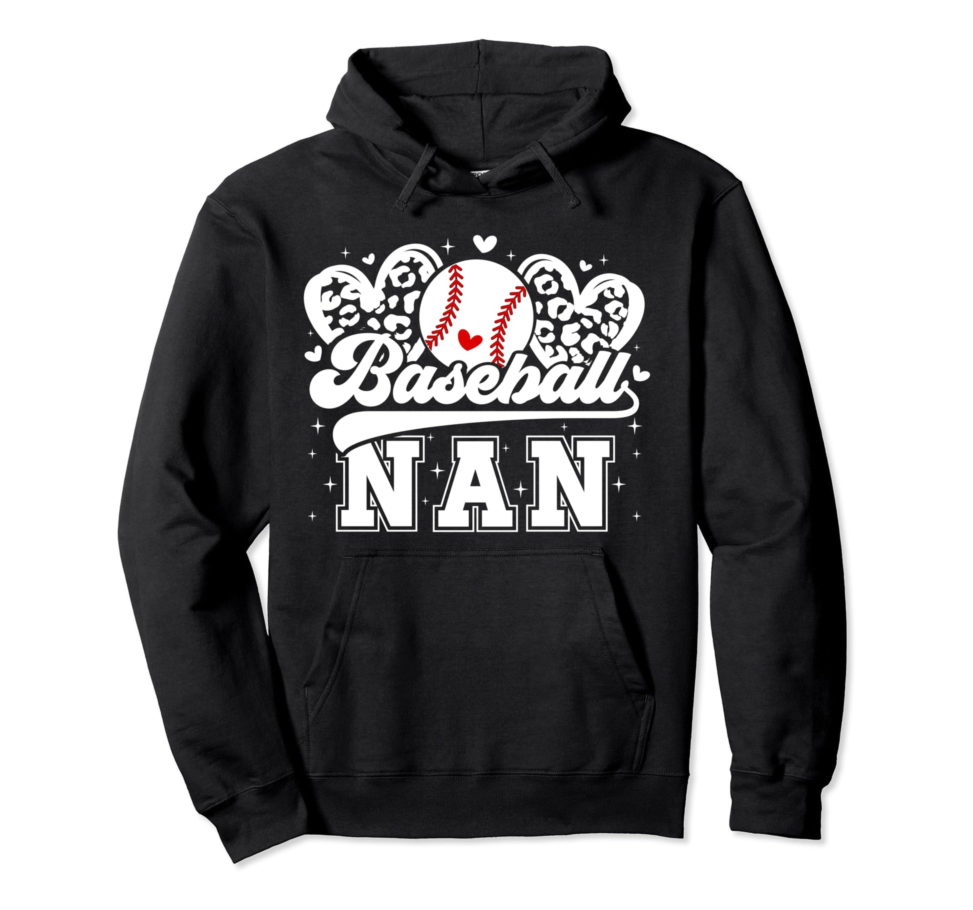 Baseball Nan Grandma Nan Baseball Player Hoodie - Streetwear Style Unisex - T-Shirt, Sweatshirt, Hoodie
