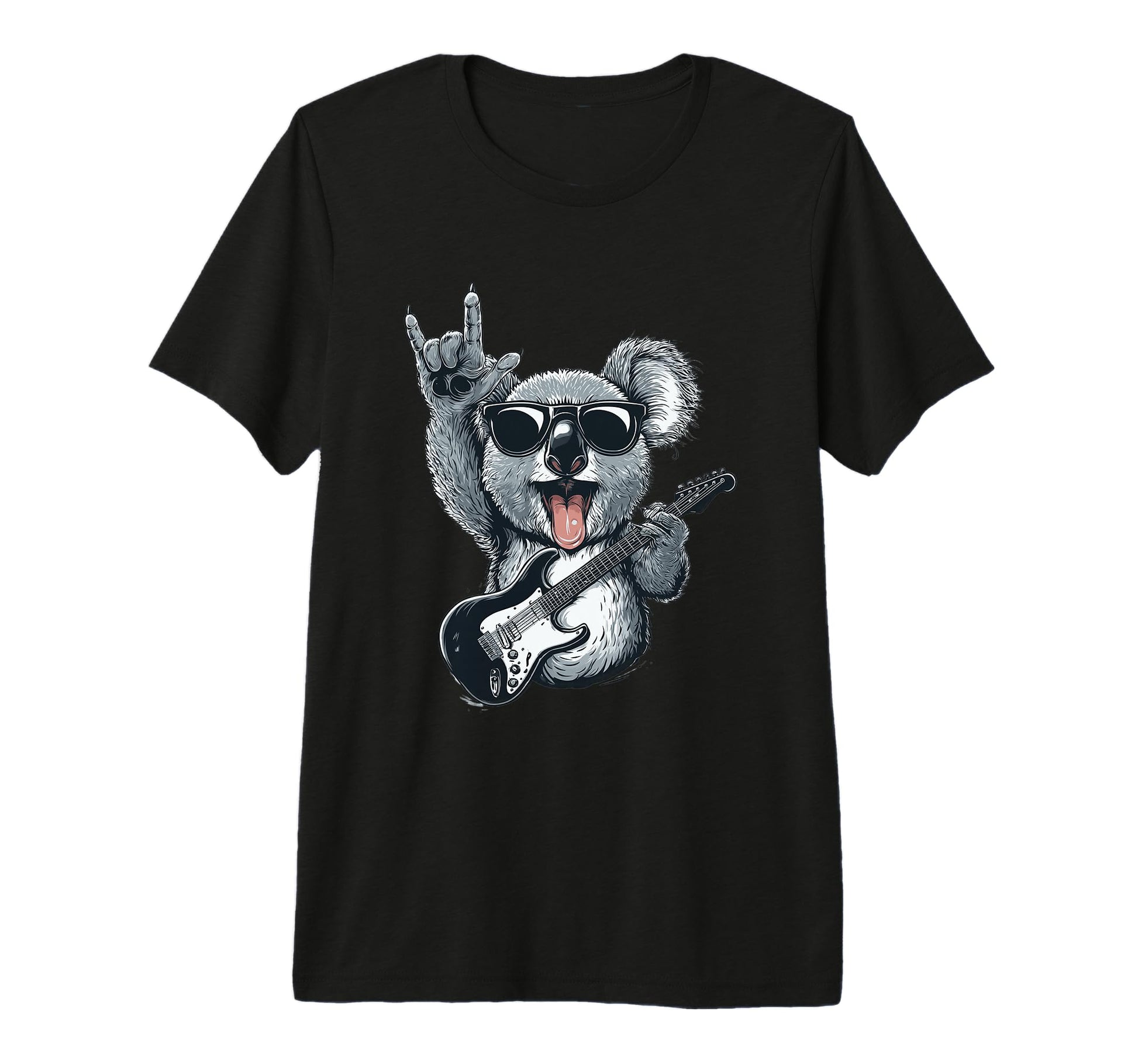 Rockstar Koala Sunglasses Electric T-Shirt - Novelty Apparel Men Women - T-Shirt, Sweatshirt, Hoodie
