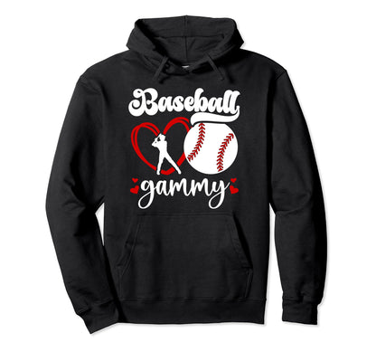 Baseball Gammy Grandma Gammy Baseball Hoodie - Custom Art Print Men Women - T-Shirt, Sweatshirt, Hoodie