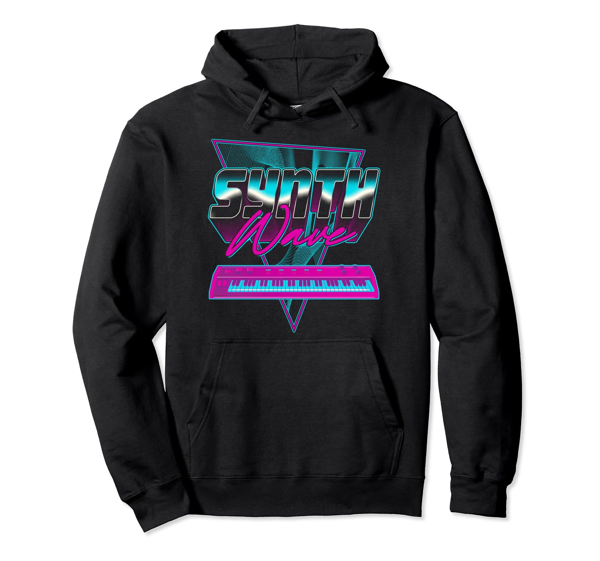 Synthwave Piano Vaporwave 1980S 1990S Hoodie - Graphic Print for Adults - T-Shirt, Sweatshirt, Hoodie