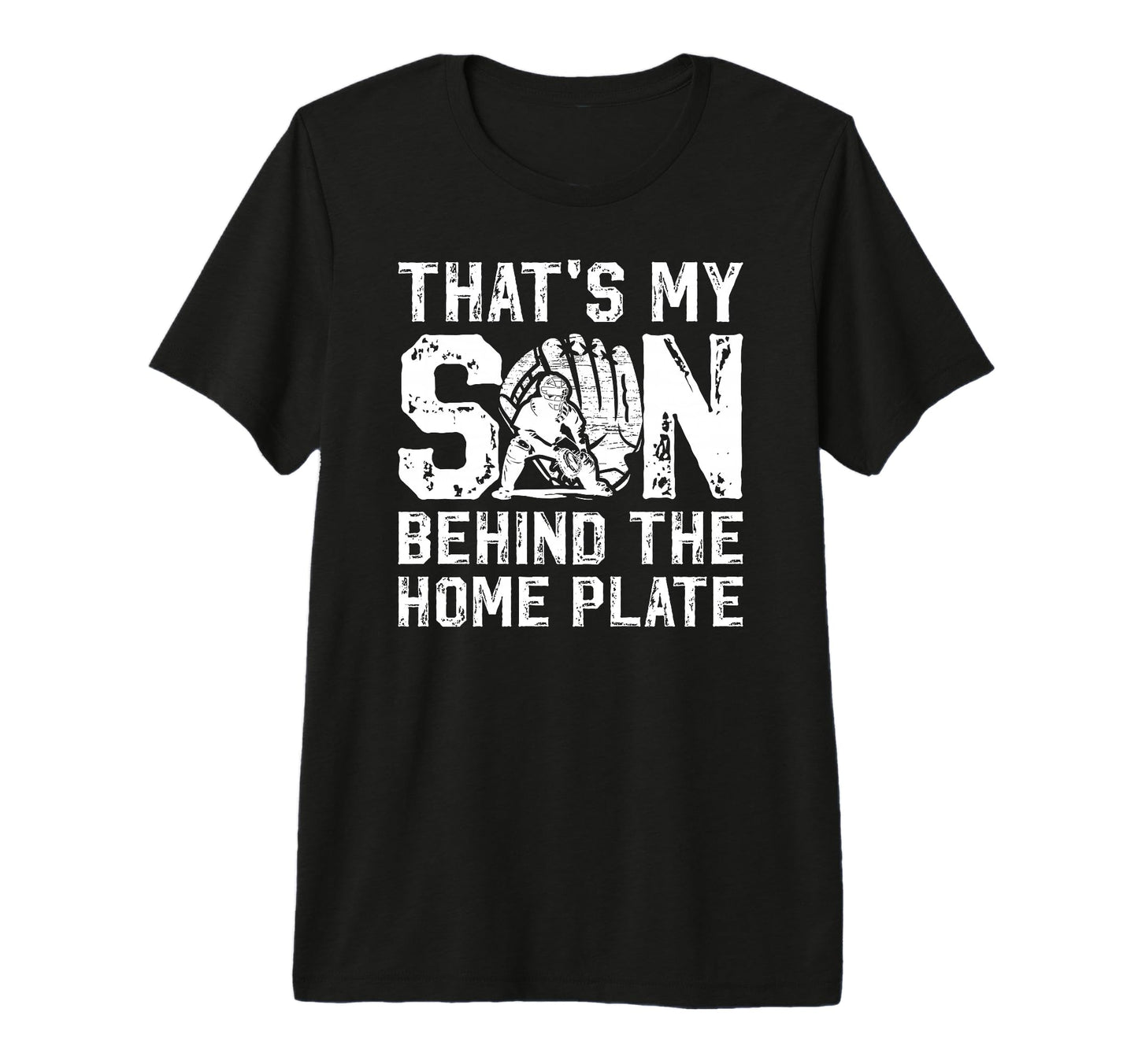 Mens Thats My Son Baseball Catcher Dad T-Shirt - Trendy Graphic Unisex - T-Shirt, Sweatshirt, Hoodie