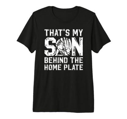 Mens Thats My Son Baseball Catcher Dad T-Shirt - Trendy Graphic Unisex - T-Shirt, Sweatshirt, Hoodie