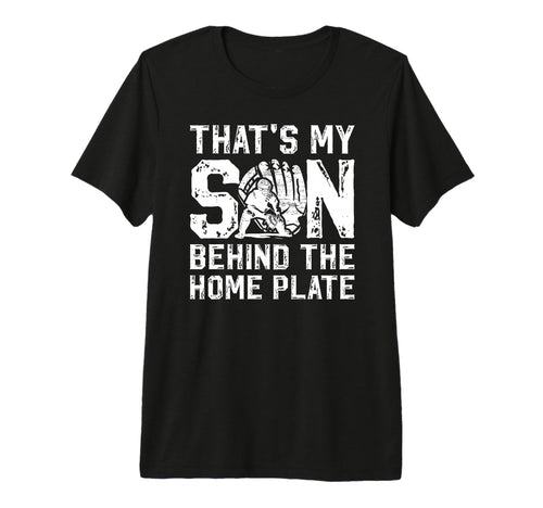 Mens Thats My Son Baseball Catcher Dad T-Shirt - Trendy Graphic Unisex - T-Shirt, Sweatshirt, Hoodie