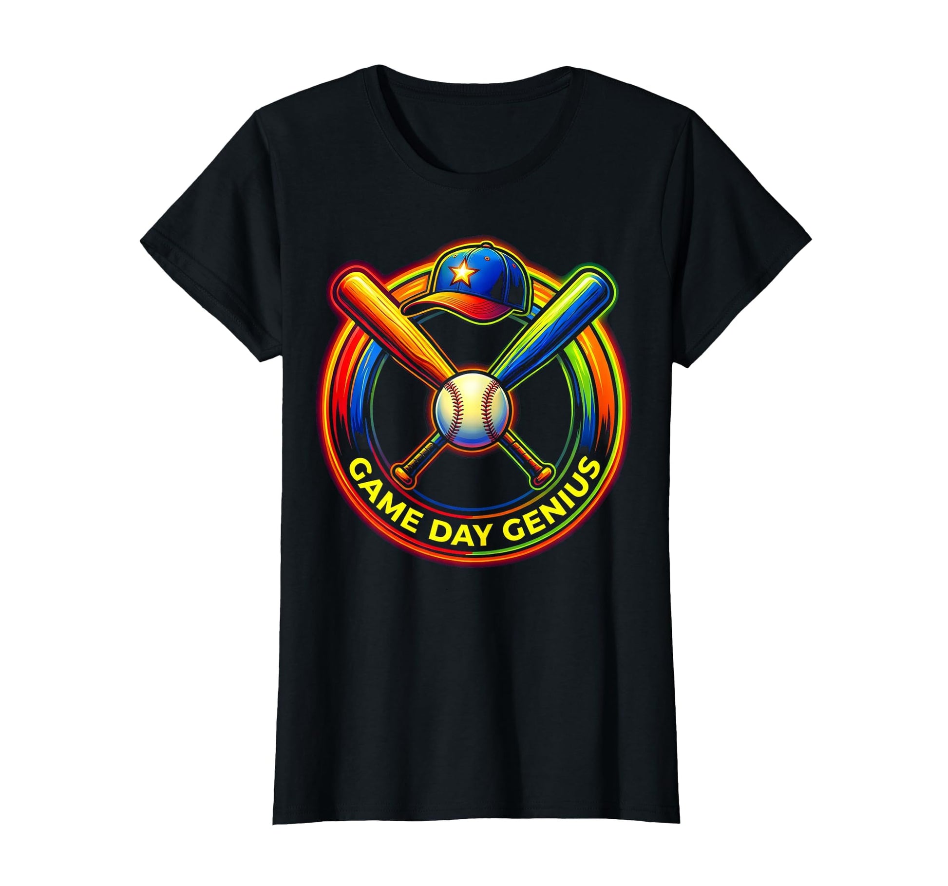 Game Day Genius Baseball Mom T-Shirt - Aesthetic Graphic Unisex - T-Shirt, Sweatshirt, Hoodie