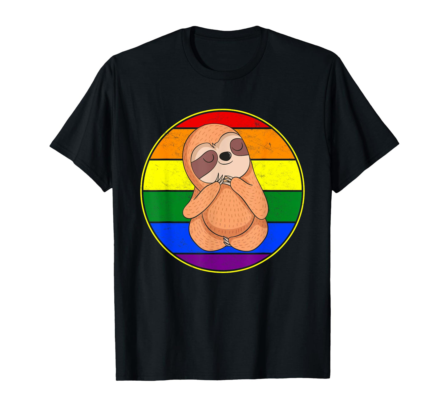 Sloth Lover Gay Pride Stuff Teens T-Shirt - Aesthetic Graphic for Adults - T-Shirt, Sweatshirt, Hoodie