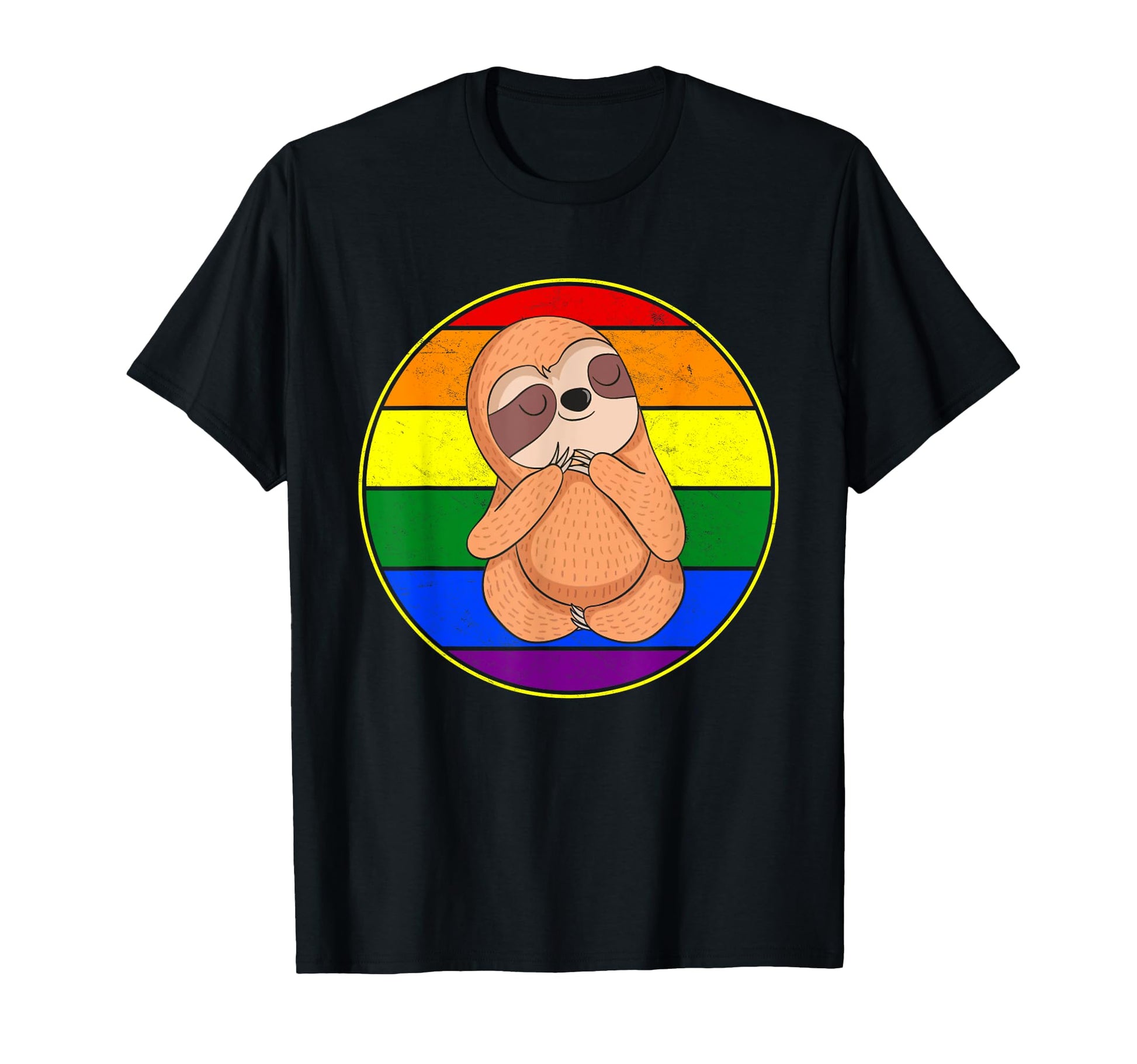 Sloth Lover Gay Pride Stuff Teens T-Shirt - Aesthetic Graphic for Adults - T-Shirt, Sweatshirt, Hoodie