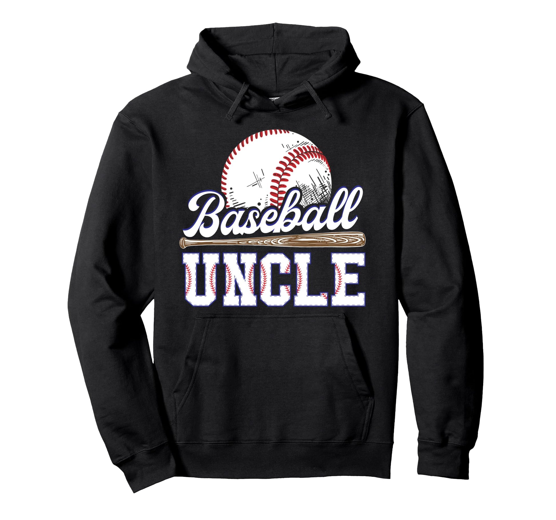 Baseball Uncle Baseball Player Uncle Hoodie - Unique Graphic Men Women - T-Shirt, Sweatshirt, Hoodie
