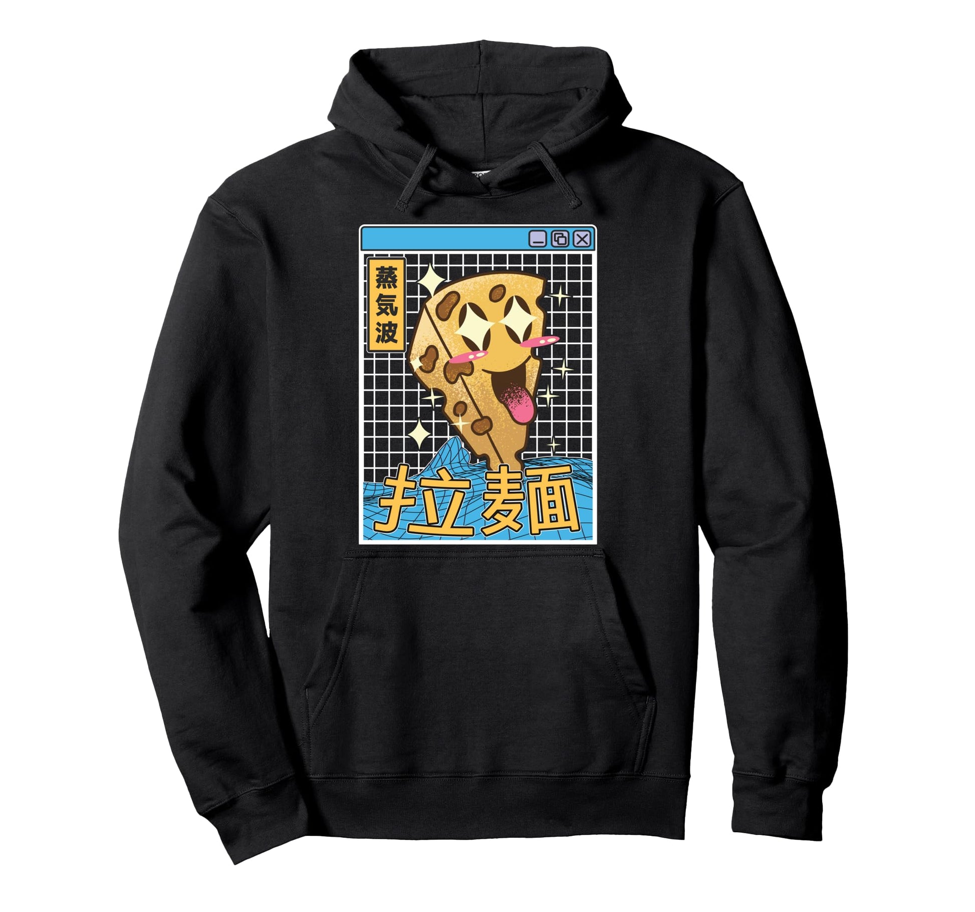 Happy Cheese Digital Japan 80S Otaku Hoodie - Minimalist Print Men Women - T-Shirt, Sweatshirt, Hoodie