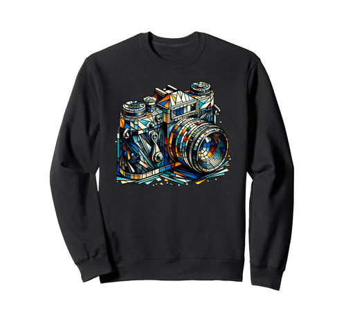 Camera Photographer Photography Sweatshirt - Aesthetic Graphic for Adults - T-Shirt, Sweatshirt, Hoodie