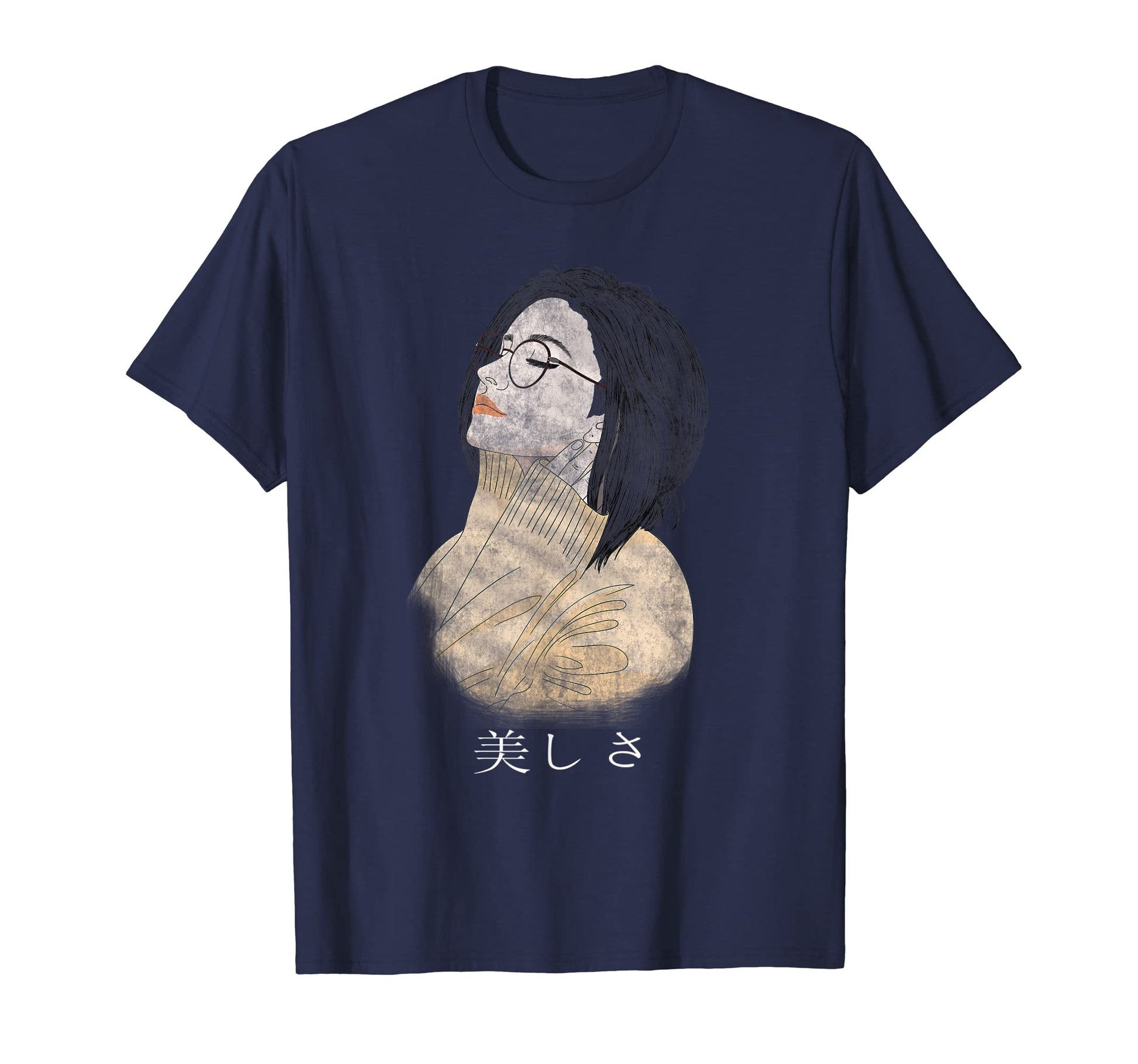 Japanese Aesthetic Vaporwave Anime Kanji T-Shirt - Trendy Graphic Men Women - T-Shirt, Sweatshirt, Hoodie