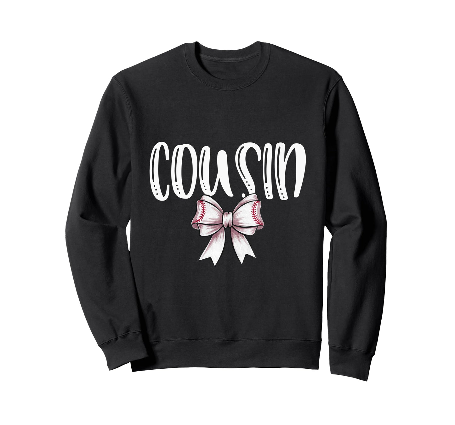 Coquette Baseball Cousin Spirit Sweatshirt - Unique Graphic Unisex - T-Shirt, Sweatshirt, Hoodie