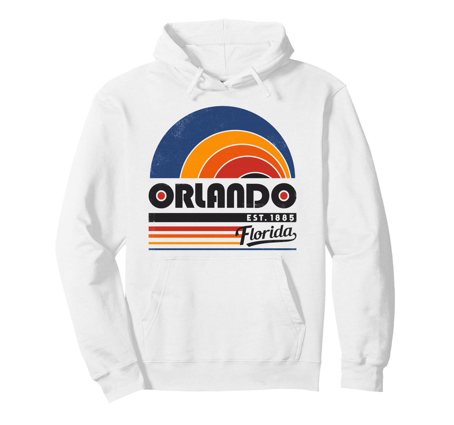 Orlando Florida Est 1885 Fl State Hoodie - Minimalist Print Men Women - T-Shirt, Sweatshirt, Hoodie