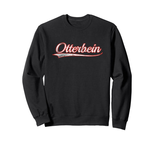 Otterbein Varsity Distressed Sweatshirt - Streetwear Style for Adults - T-Shirt, Sweatshirt, Hoodie