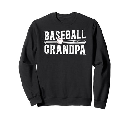 Baseball Grandpa Proud Grandpa Sweatshirt - Custom Art Print Unisex - T-Shirt, Sweatshirt, Hoodie