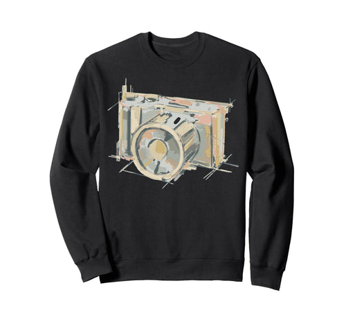 Abstract Camera Art Sweatshirt - Aesthetic Graphic Men Women - T-Shirt, Sweatshirt, Hoodie