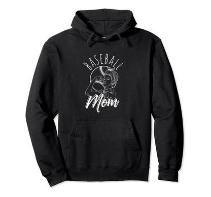 Baseball Mom Sport Athlete Family Hoodie - Streetwear Style for Adults - T-Shirt, Sweatshirt, Hoodie