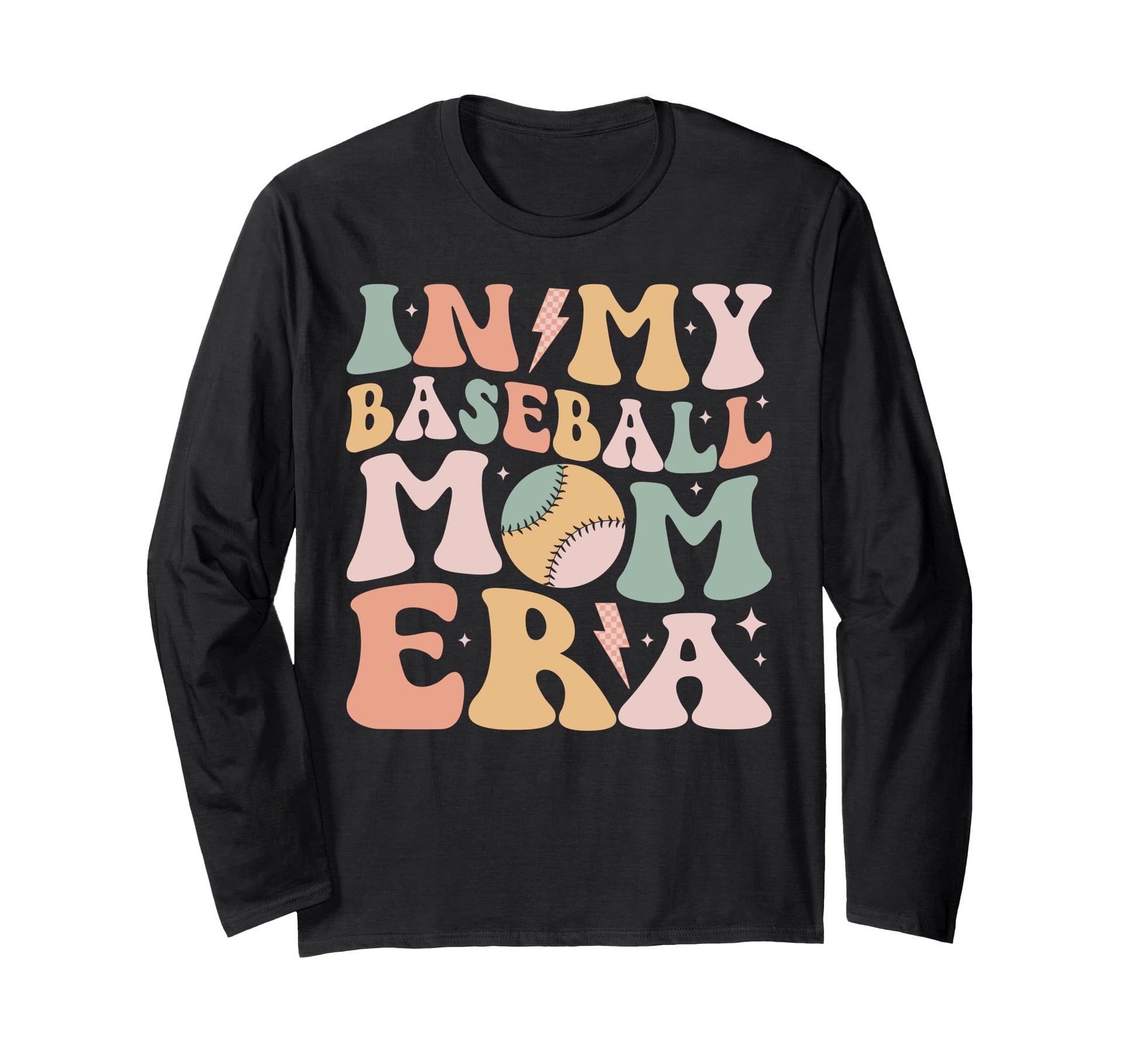 My Baseball Mom Era Sports Team Hoodie - Casual Everyday Wear for Adults - T-Shirt, Sweatshirt, Hoodie