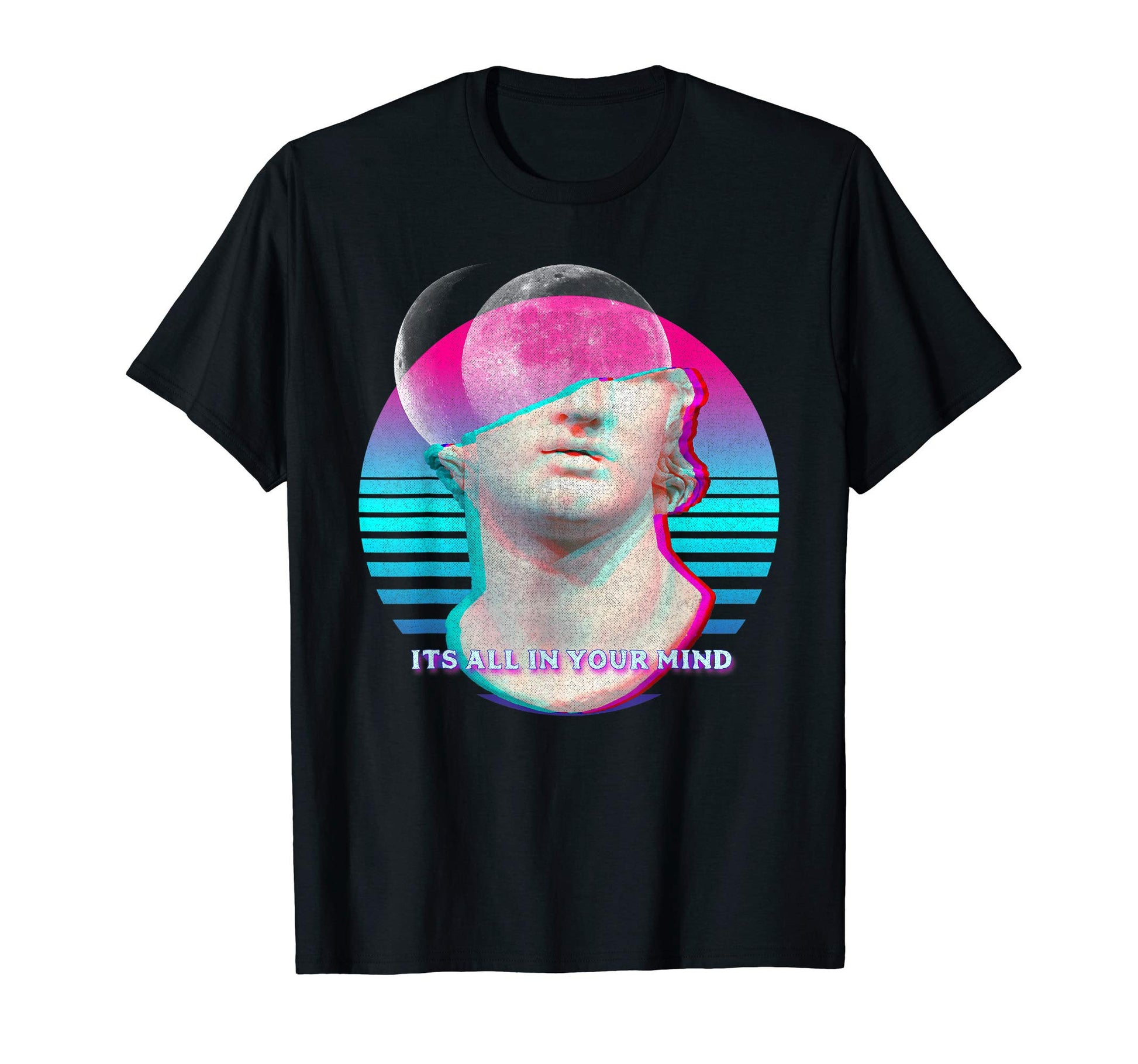 Its All Your Mind Aesthetic Vaporwave T-Shirt - Streetwear Style Unisex - T-Shirt, Sweatshirt, Hoodie