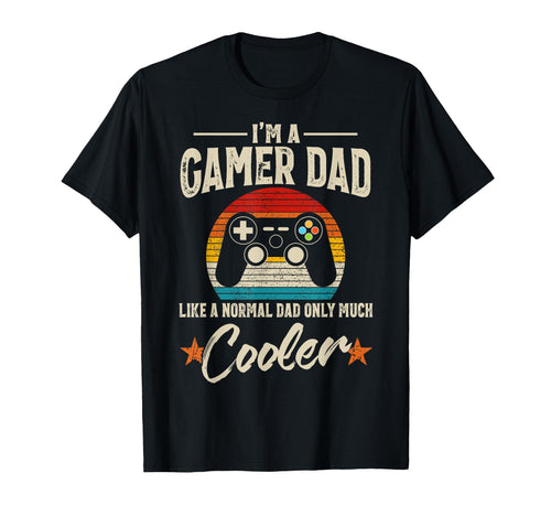 Gamer Dad Like Normal Dad Video Game T-Shirt - Minimalist Print for Adults - T-Shirt, Sweatshirt, Hoodie