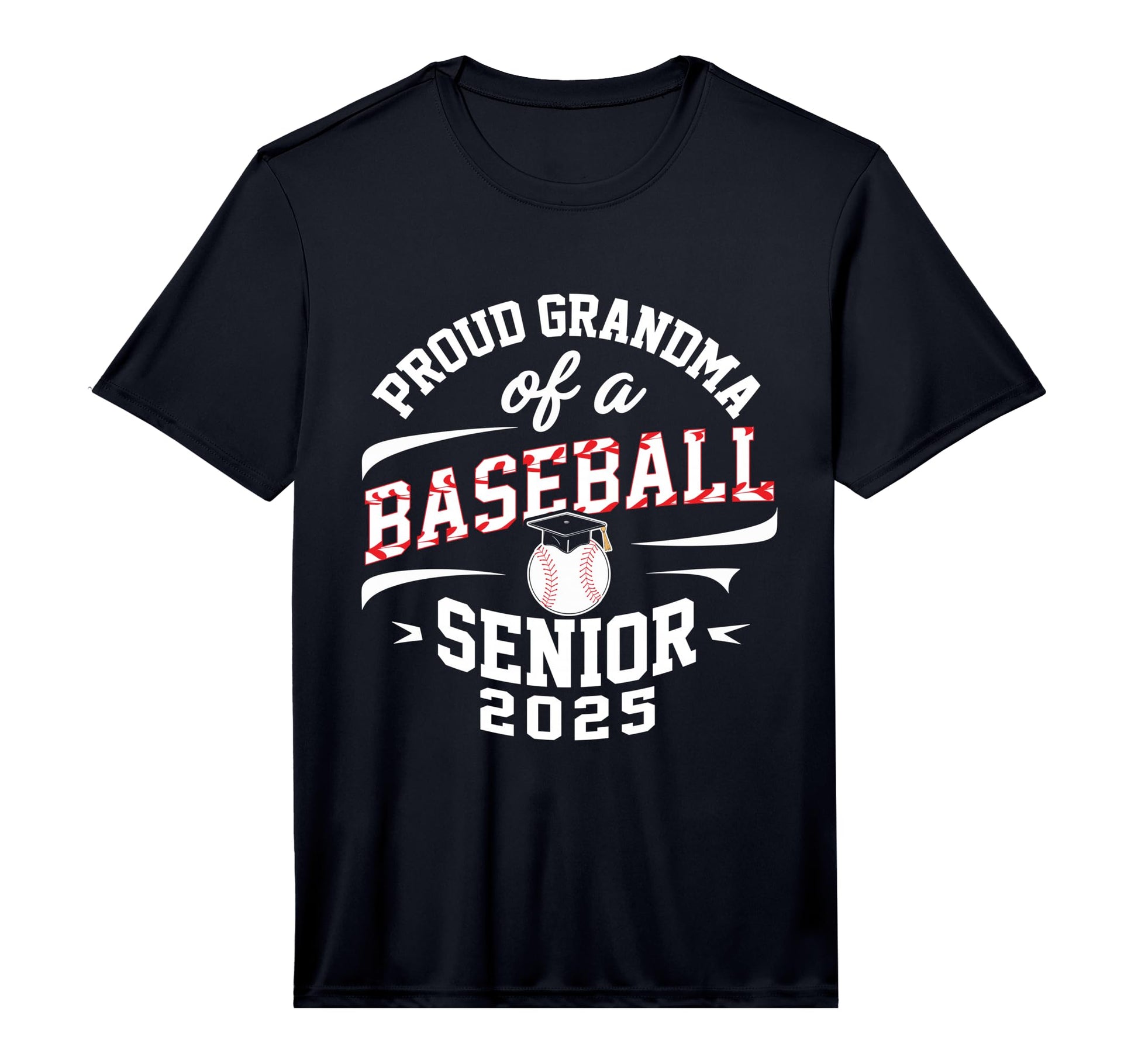 Proud Grandma Baseball Senior Class T-Shirt - Novelty Apparel for Adults - T-Shirt, Sweatshirt, Hoodie