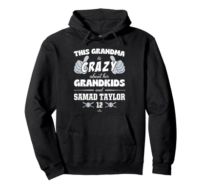 Grandma Crazy Samad Taylor Seattle Hoodie - Minimalist Print Men Women - T-Shirt, Sweatshirt, Hoodie