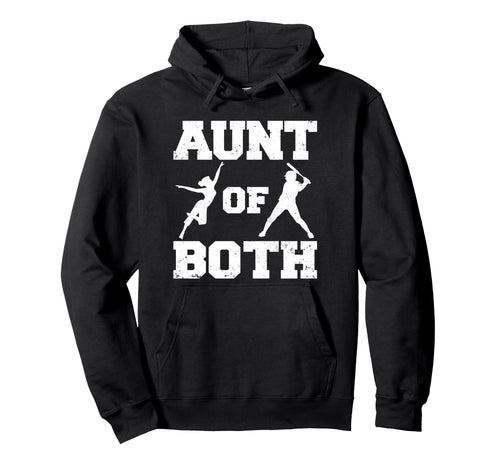 Aunt Both Dance And Baseball Funny Dancer Hoodie - Minimalist Print Unisex - T-Shirt, Sweatshirt, Hoodie