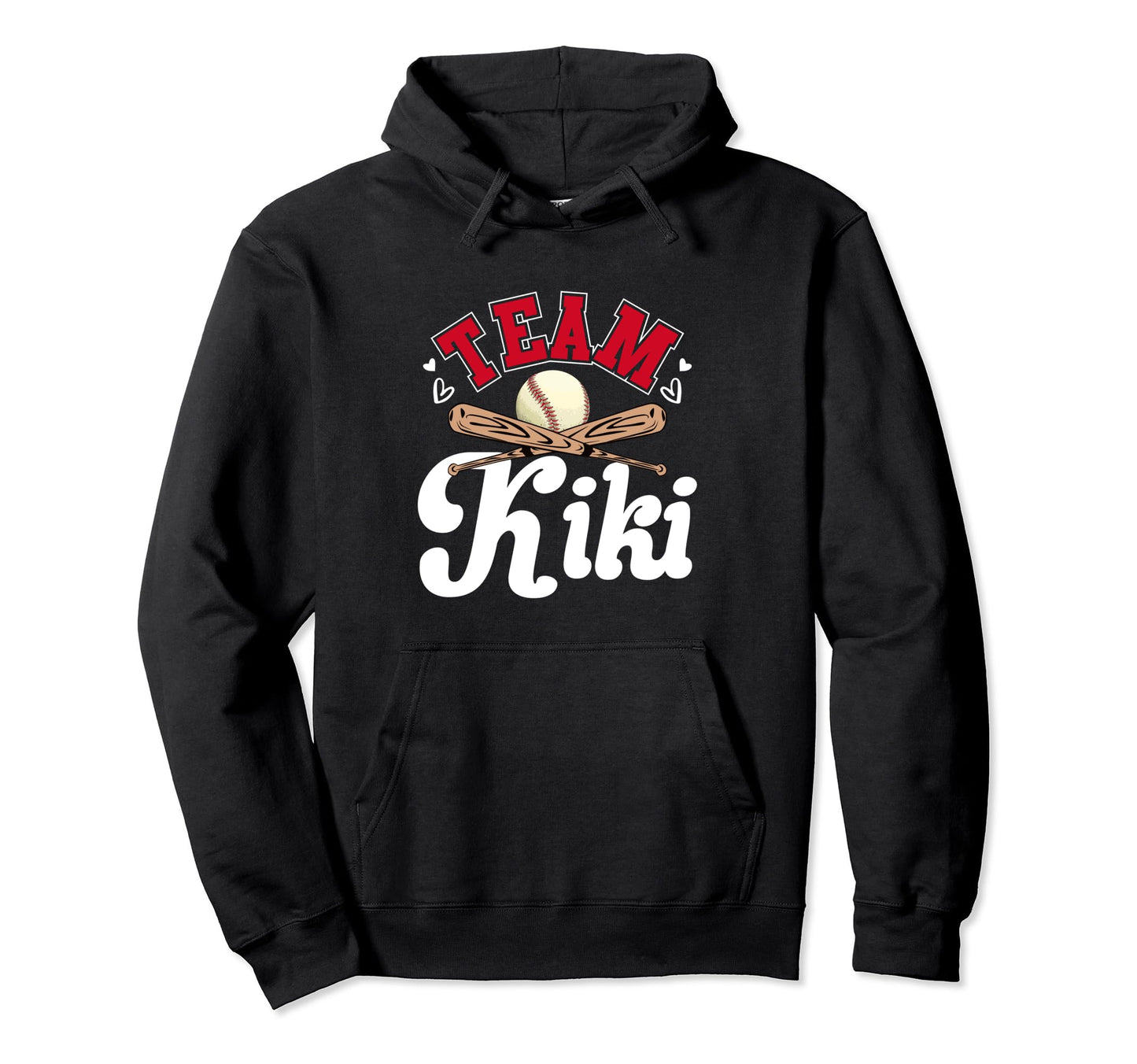 Team Kiki Mothers Day Baseball Softball Hoodie - Custom Art Print Unisex - T-Shirt, Sweatshirt, Hoodie