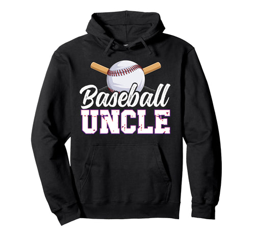 Baseball Uncle Baseball Player Uncle Hoodie - Aesthetic Graphic for Adults - T-Shirt, Sweatshirt, Hoodie