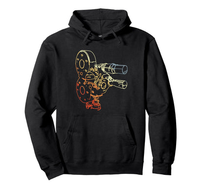 Video Camera Video Producer Camera Hoodie - Custom Art Print for Adults - T-Shirt, Sweatshirt, Hoodie