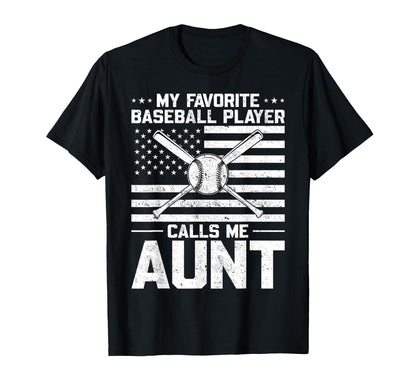 My Favorite Baseball Player Calls T-Shirt - Aesthetic Graphic for Adults - T-Shirt, Sweatshirt, Hoodie