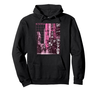Japanese Aesthetic Streetwear Kanji Hoodie - Minimalist Print for Adults - T-Shirt, Sweatshirt, Hoodie