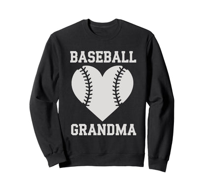 Grandmother Baseball Grandma Sweatshirt - Aesthetic Graphic Men Women - T-Shirt, Sweatshirt, Hoodie