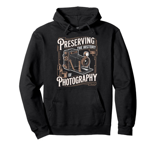 Camera Collector Photography Hoodie - Fun Novelty Design Men Women - T-Shirt, Sweatshirt, Hoodie