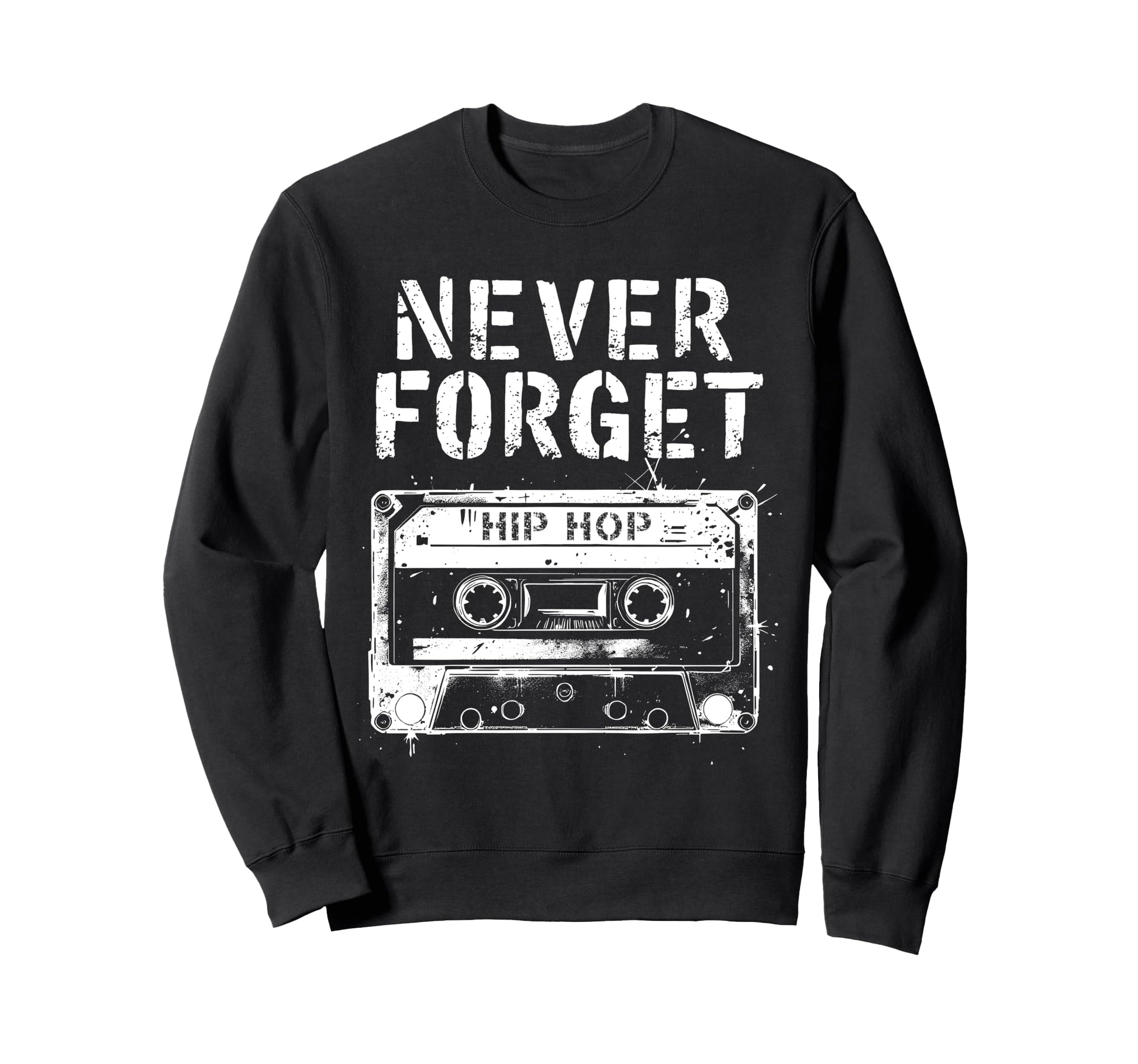 Cassette Tape Hip Hop Music 90S Sweatshirt - Custom Art Print Men Women - T-Shirt, Sweatshirt, Hoodie