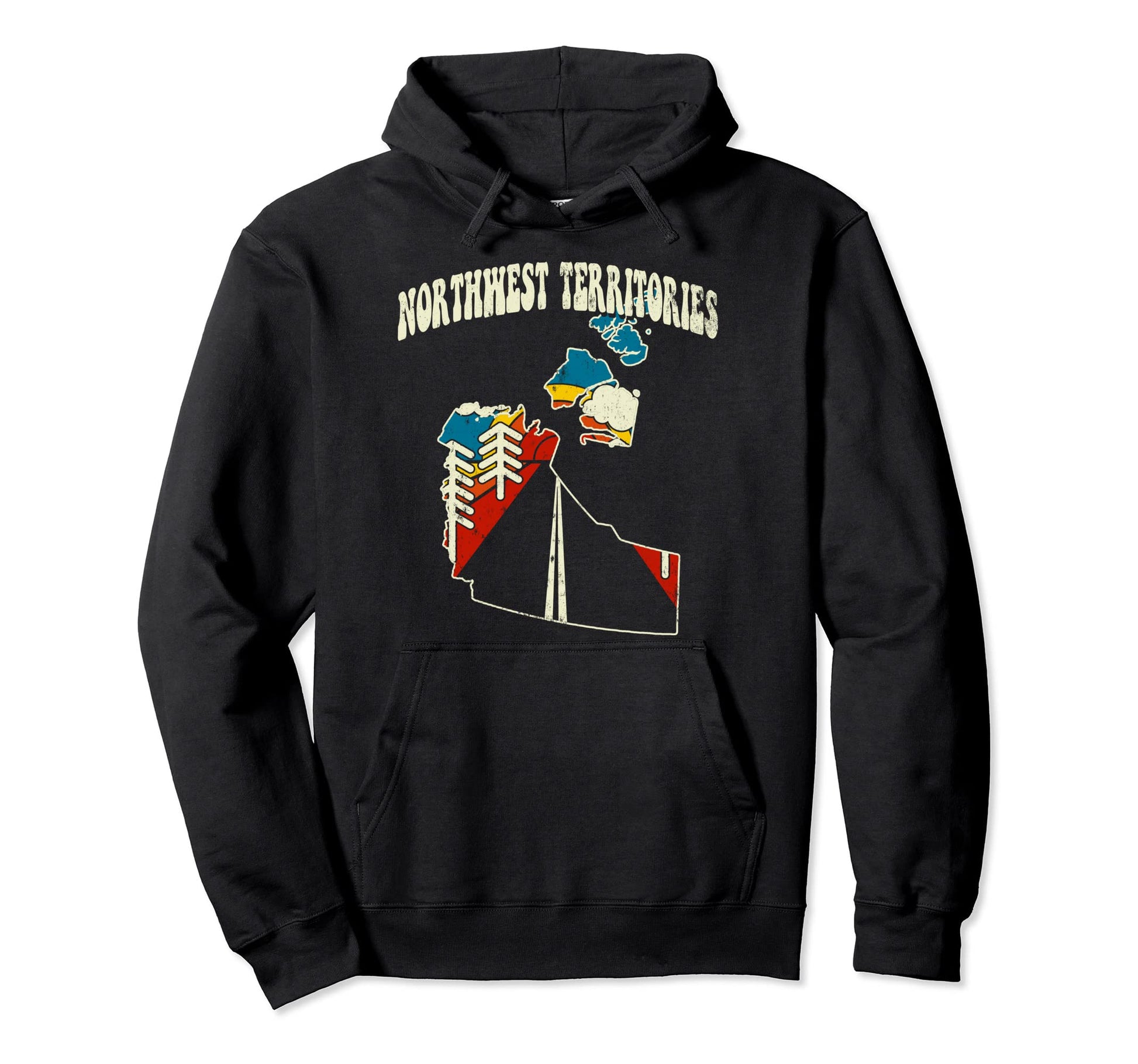 Northwest Territories Province Hoodie - Aesthetic Graphic for Adults - T-Shirt, Sweatshirt, Hoodie