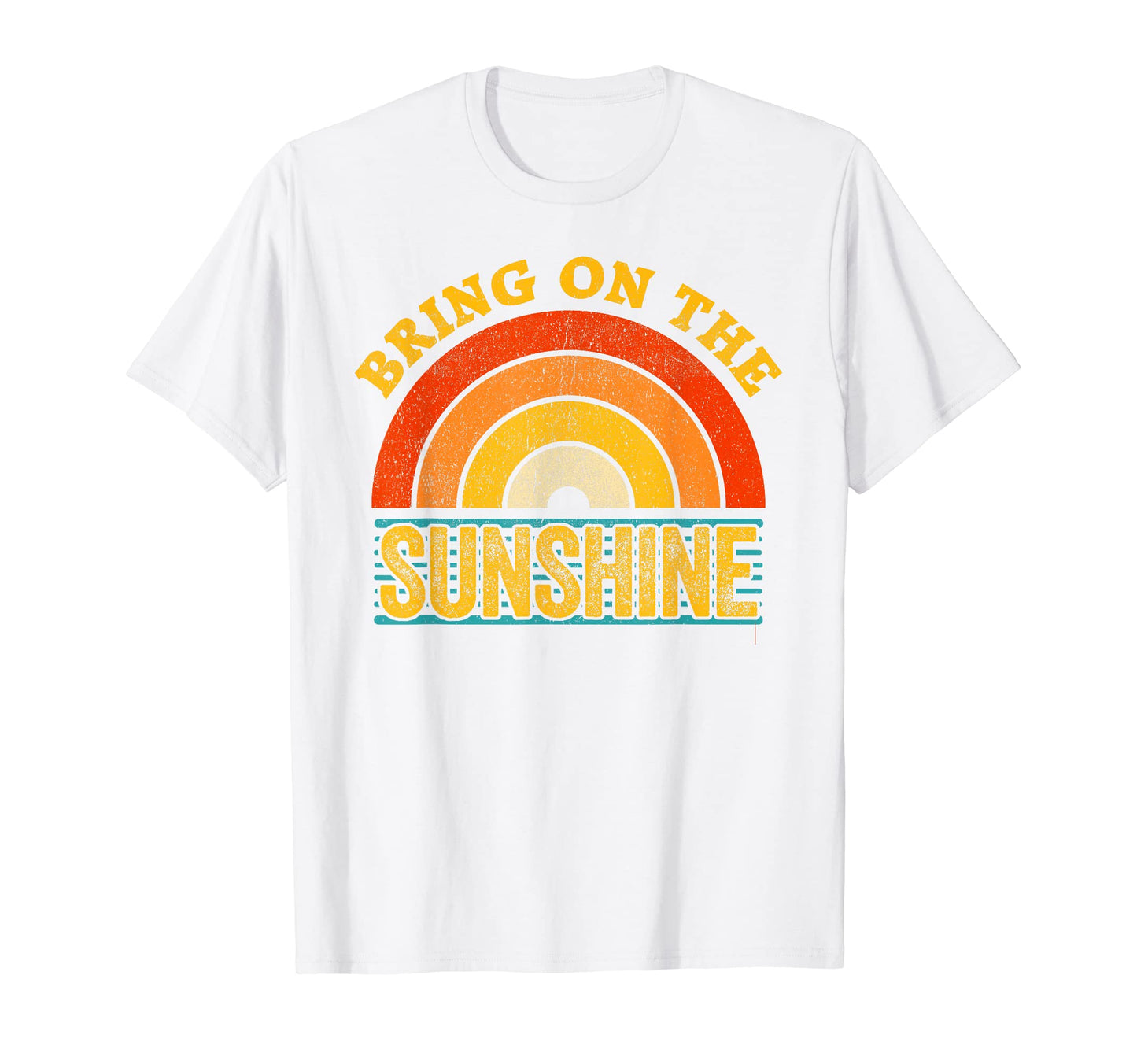 Bring Sunshine Rainbow Sunshine T-Shirt - Fun Novelty Design for Adults - T-Shirt, Sweatshirt, Hoodie
