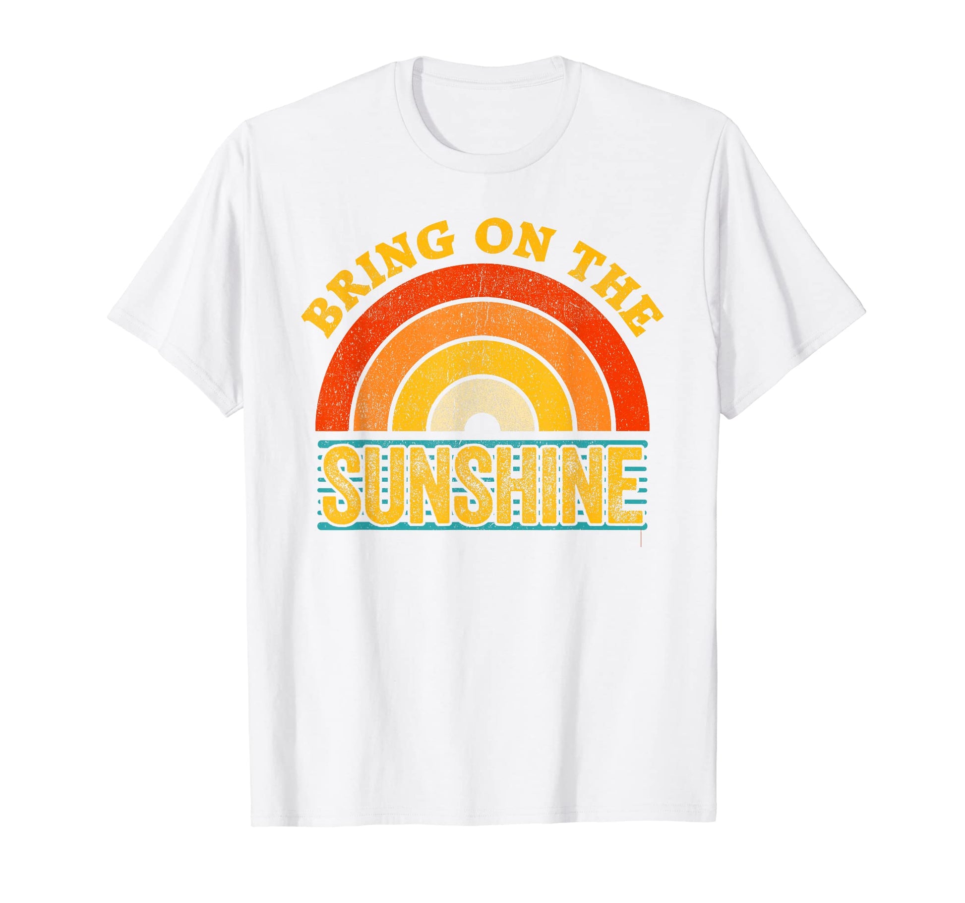 Bring Sunshine Rainbow Sunshine T-Shirt - Fun Novelty Design for Adults - T-Shirt, Sweatshirt, Hoodie