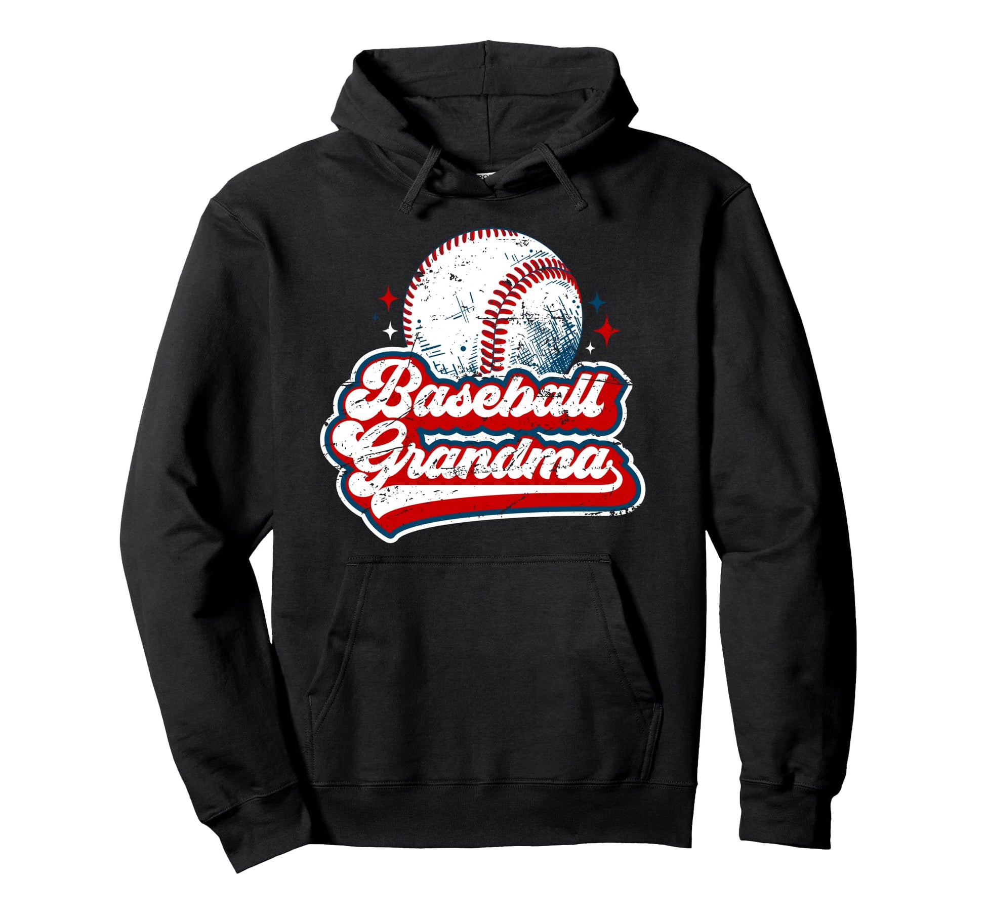 Baseball Grandma Baseball Player Hoodie - Casual Everyday Wear Unisex - T-Shirt, Sweatshirt, Hoodie