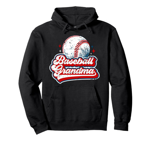 Baseball Grandma Baseball Player Hoodie - Casual Everyday Wear Unisex - T-Shirt, Sweatshirt, Hoodie